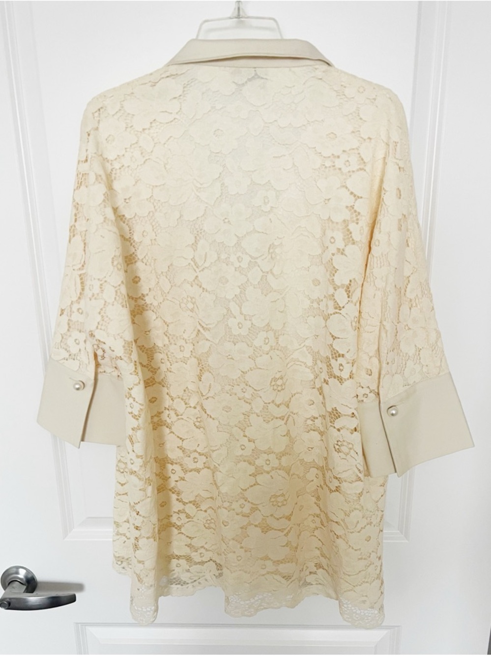 Tuckernuck Faye Lace Tunic Top Large - Picture 2 of 4